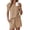 Khaki, variant on Ekouaer Cotton Pajamas for Women Set 2 Piece Cap Sleeve Pjs Shorts Set Lounge Sets Sleepwear