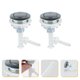 thumbnail image 3 of 2 unids Botones de inodoro de agua Universal Tank Tank Interruptor Botones Baño Aseo Accesorios, 3 of 8