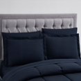 thumbnail image 2 of Set de edredón Sweet Home Collection Queen Dobby Navy, 2 of 5