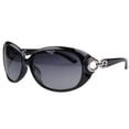 thumbnail image 4 of Fashion Eyewear Retro Vintage Oversized Unisex Sunglasses, Black, 4 of 10