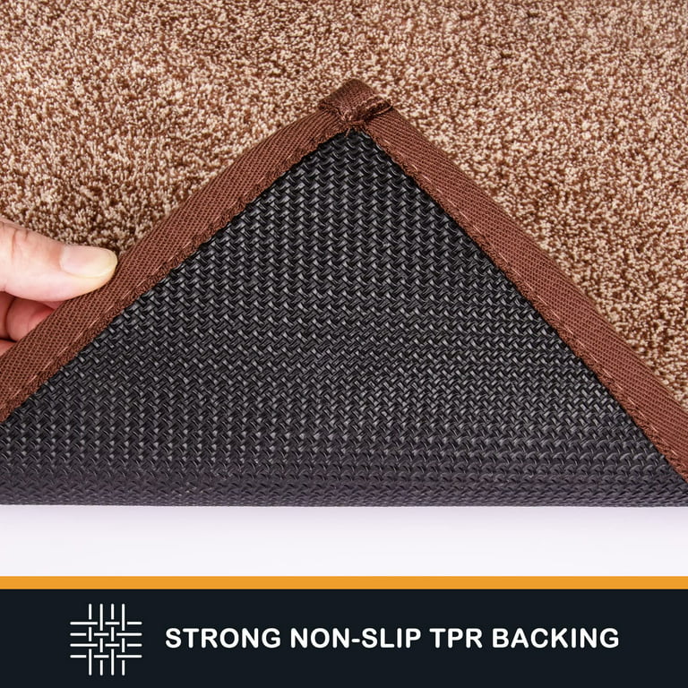 HOMEIDEAS Absorbent Chenille Door Mat Indoor, 20“x32”, Dirt Trapper Machine  Washable Non Slip Throw Rugs for Entryway, Entrance, Mud Room, Thick  Welcome Doormat, Dark Gray - Yahoo Shopping