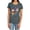 Charcoal, variant on Superman Torn Collage Women's T Shirt, Navy, 2X-Large