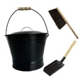 thumbnail image 3 of DOLITY Ash Bucket Ash Can Sturdy Efficient with Lid Multifunctional for Fireplace Metal, 3 of 9