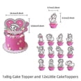 thumbnail image 4 of AristoCats Marie Cat Pink Theme Birthday Party Supplies Banner Balloons Kit Cake Cupcake Toppers Decorations Set, 4 of 5