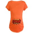 thumbnail image 1 of CafePress - Pow! Maternity Dark T Shirt - Maternity Dark T-Shirt, 1 of 1