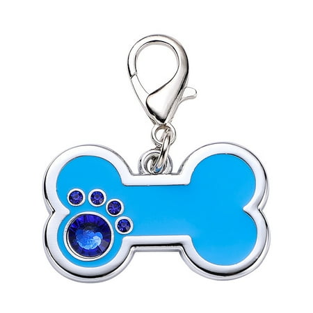 Pet ID Tag Pet Jewelry Diamond Pet Tag Dog Tag Pet Retrieval No Lost Pet Tag2Pack