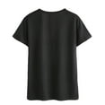 thumbnail image 5 of Xuanfei Women Wife Mom Boss Letter Print Short Sleeve T-Shirt, 5 of 7
