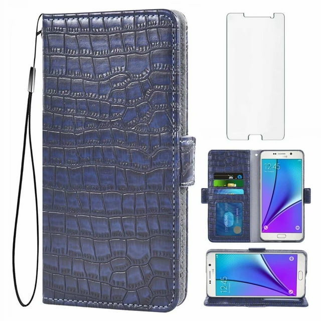 Mobile Phone Cover for Samsung Galaxy Note 5 Mobile Phone Cover, Samsung Galaxy Note 5 Cover Mobile Phone Case for Samsung Galaxy Note 5, Flip-Up Case, Blue
