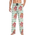 thumbnail image 3 of GZHJMY Owl Pajama Pants for Men, Lounge Pants Lightweight Men Pajama Bottoms with Drawstring Pockets, Christmas New Year Birthday Gifts, Medium, 3 of 6