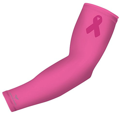 Power Energy Sports Pink Ribbon Breast Cancer Awareness Compression Arm Sleeve Flames 