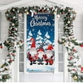 thumbnail image 4 of Merry Christmas Door Cover 6.7x3 Ft Exquisite Printed Door Curtains Decorations Background Door Covers Hanging Fabric Winter Holiday Decor, 4 of 7