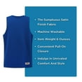 thumbnail image 6 of Premium Durable Boxing Jersey with Satin Finish Fabric - Comfortable & Stylish Training Gear for Unmatched Performance in Blue, Size XX-Large, 6 of 6