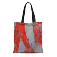 thumbnail image 1 of POGLIP Sac Fourre-Tout en Toile Rouge Moderne Abstrait Graffiti Photographique Bleu Urbain Pulvérisation Peinture Sac Réutilisable Épaule Courses, 1 of 1
