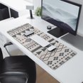 thumbnail image 2 of Long Mouse Pads for Desk,Blue Geometric Triangle Circle Pattern Desk Mats on Top Of Desks, Desk Mouse Pad Extra Large with 3mm Non-Slip Base and Stitched Edge for Gaming,Office,Work,Home 31.5"x11.8", 2 of 6