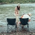 thumbnail image 2 of AOTU AOTU AT6765 Compact Folding Chair for Outdoor Activities, Medium Size with Side and Back Mesh Pockets, Supports Up to 150kg, Lightweight and Portable Design, 2 of 6