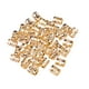 thumbnail image 2 of Cuentas de Apertura Ajustable Perfecl 100 Uds Dorado, 2 of 8