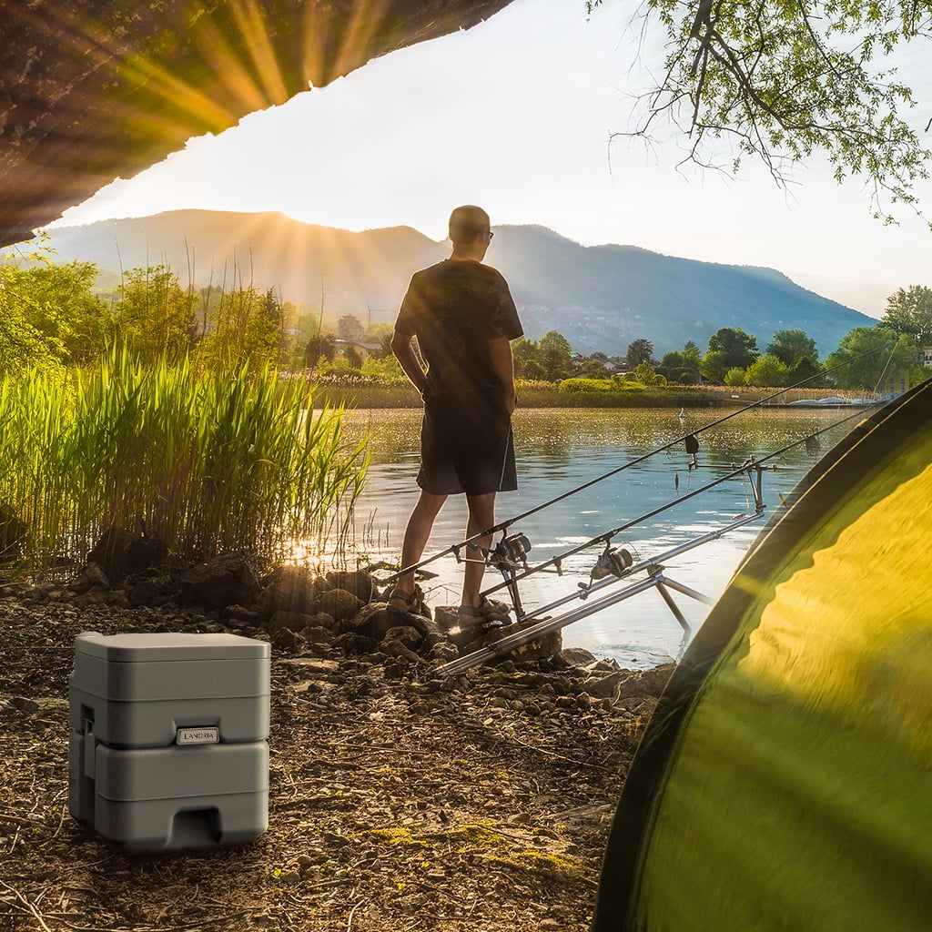 LANGRIA 5.3 gal Portable Toilet