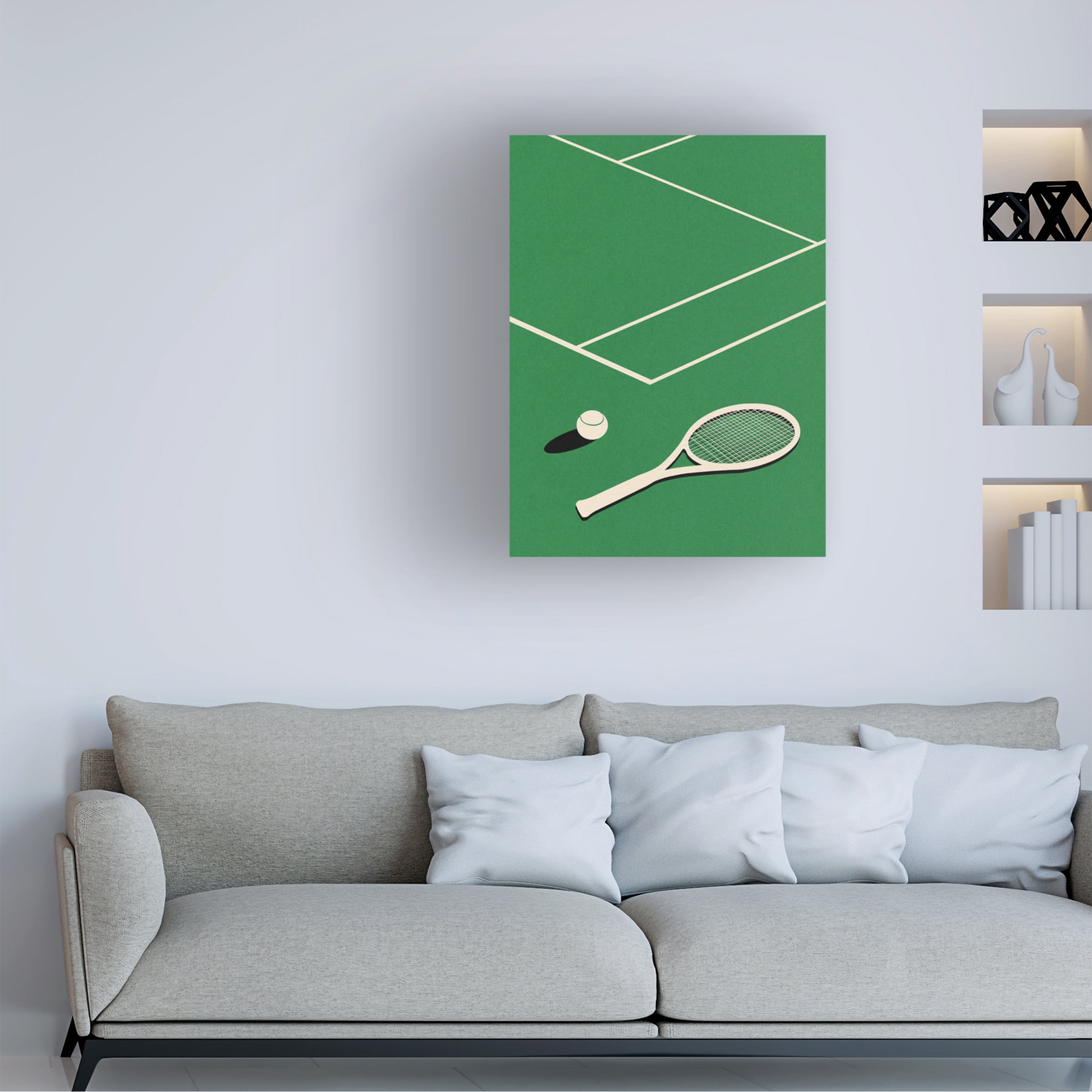 Rosi Feist 'Rosi Feist Lawn Tennis Club' Canvas Art