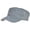 Grey, variant on Simple Cadet Hat Flat Top for Hiking Sun Protection