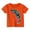 Orange, variant on Juniors Boys Shirts & Tops Summer Chameleon Print Round Neck Short Sleeve Pullover Tee Shirts Activewear,Black,10-11 Years