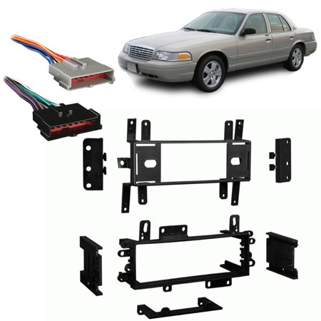 Fits Mercury Mystique 95 00 Single Din Stereo Harness Radio Install Dash Kit