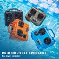 thumbnail image 6 of DemerBox: Waterproof, Portable, and Rugged Outdoor Bluetooth Speakers. Loud Sound, Deep Bass, 40+ hr Battery Life, Dry Box + USB Charging, Multi-Pairing Party Mode. Built to Last, 6 of 9