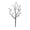 A, variant on Tuscom Artificial Black Gothic Branches Dark Twisted Twigs Halloween Decor Vase Filler Scene Prop 25cm