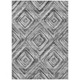 thumbnail image 2 of Addison Rugs Chantille Indoor/Outdoor Transitional Diamonds Gray Washable Rectangle Rug, 8' x 10', 2 of 6