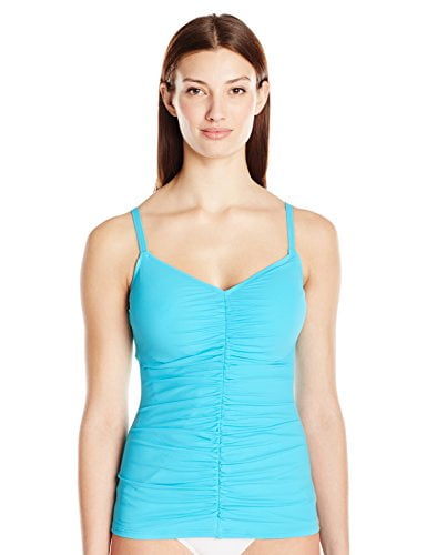 light blue tankini top