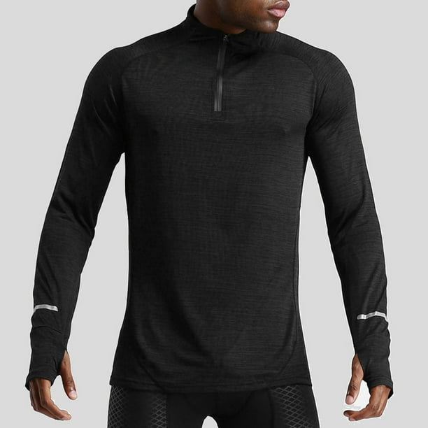 pstuiky manga larga para hombre, Camiseta informal de cuello redondo para hombre, camiseta deportiva informal falsa, camiseta de cuello redondo de manga larga camisetas de hombre xxl