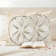 thumbnail image 4 of Pack of 2 Outdoor Pillow Covers 26x26 Inch Waterproof Sand Dollar Coastal Throw Pillow Covers,Decorative Couch Pillow Case Sham Summer Beach Beige Sea Pillowcases Cushion Covers for Patio Garden, 4 of 8