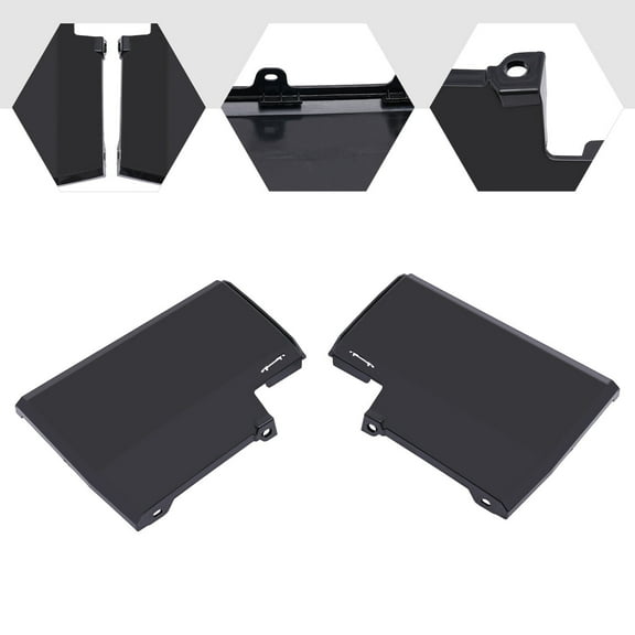 Black Rear Bumper Left&Right Caps Cover 52181-0C050 for 2022-2023 Toyota Tundra