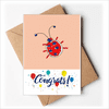Graffiti Animation Hand Painted Ladybug Wedding Cards Congratulations Greeting Envelopes