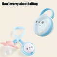 thumbnail image 6 of YiJuHui 1pcs Silicone Pacifier Clip Holder with Case, Cute Cartoon Design, Soft Elastic Teether Leash, Secure Drop-Resistant, Portable Storage for Travel and Daily Use, 6 of 9