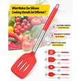 thumbnail image 2 of Juego de utensilios de cocina Bundlepro, silicona antiadherente, 4 piezas, 2 of 7