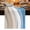 Blue, variant on Turquoise Brown Table Runner 72 Inches Long, Teal White Geometric Gradient Stripes Kitchen Coffee Dining Table Decoration for Home Party Birthday Wedding Home Decor 14x72 Inches