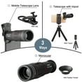thumbnail image 6 of Telephoto Lens,Lens 0.63x Wide 4 In 1 Lens 198° Fisheye 18x Mobile Lens Shutter 0.63x Wide 15x Universal Kit 18x Apl-t18xbzj5 4 In 15x Lens With In 1 Lens Mobile Lens 198° Wide 15x Lens Ser, 6 of 7
