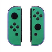 Chameleon Green/Purple Switch Custom Joy-Con's Controllers Unique Design