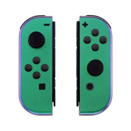 Chameleon Green/Purple Switch Custom Joy-Con's Controllers Unique Design