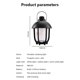 thumbnail image 1 of Lámpara Linterna de camping retro con carga USB, luces LED de tungsteno impermeables para patio (negro) Ehuebsd Para estrenar, 1 of 9