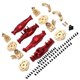 thumbnail image 4 of Kit de Cubierta de Puente C de Latón para Carcasa de Eje Delantero y Trasero de Coche RC para 1/12 H12Y H12Y+ RC Rojo, 4 of 5