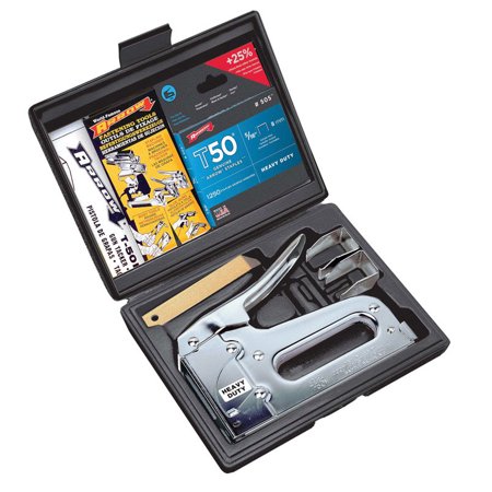 Arrow Fastener 3/8 in. Staple Gun Kit Silver