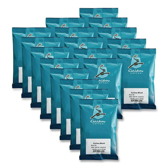 Caribou Coffee 008710 2.5 oz Ground Coffee - Caribou Blend (18/Carton)