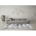 thumbnail image 3 of Ahgly Company Indoor Square Abstract Gray Modern Area Rugs, 8' Square, 3 of 4