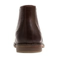 thumbnail image 2 of DEER STAGS Mens Brown Goring Perforated Cushioned Removable Insole Hal Almond Toe Block Heel Dress Chelsea 9.5 M, 2 of 4