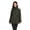 Army green, variant on Women's Hooded Rain Jacket Outdoor Raincoat Windbreaker (Yellow)