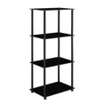 thumbnail image 2 of Convenience Concepts 157111BLBL Designs2Go Tour Classique en Verre à 4 Niveaux, Noir, 2 of 3