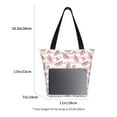 thumbnail image 3 of Fuzoiu Watermelon Print Large Capacity Shoulder Bag for Women,Large Capacity Office Purse,Laptop Tote Bag,Casual Everyday Tote for Work Beach Travel and Shopping Grocery, 3 of 6