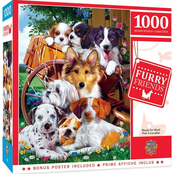 MasterPieces 1000 Piece Jigsaw Puzzle - Ready for Work - 19.25"x26.75"