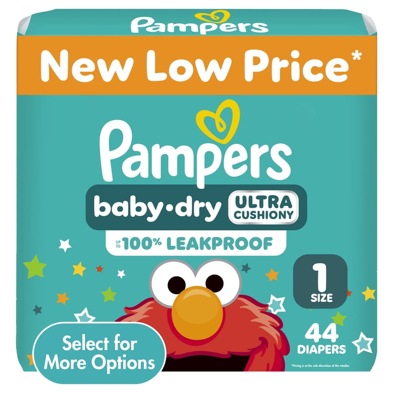 Pampers Baby Dry Size 1 Diapers, 44 Count photo 1